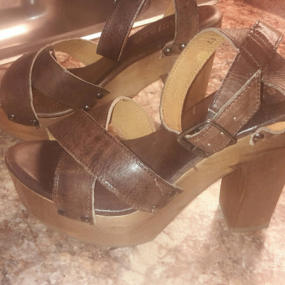 Bed Stu Madeline Leather Platform Sandal